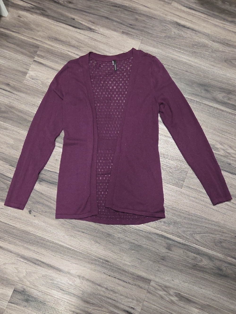 Maurices Plum Open-Front Women's Cardigan